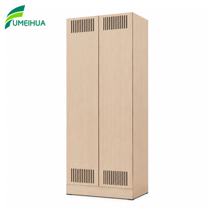 Casier en stratifié compact HPL phénolique au design moderne, imitation bois, étanche, ignifuge et résistant aux rayures pour salle de sport et école - Product Image 4