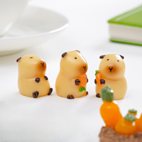 KI yuewu Mignonne carotte décorative, cochon d'Inde néerlandais, petit cochon d'Inde, accessoires décoratifs DIY à suspendre, mini bibelot de bureau