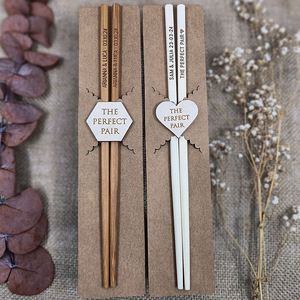 Palillos de Madera Vintage, Recuerdos para el Año Nuevo Chino, Par Perfecto, Tejidos, Ecológicos, Regalos para Fiestas, Color y Tamaño Personalizables - Product Image 3