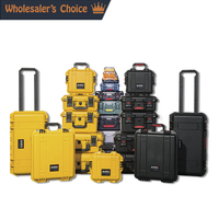 Caja de cámara de plástico duro impermeable IP67 personalizable, equipo industrial compatible con OEM, carcasa de transporte, lente, opciones ODM