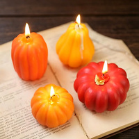 Bougies parfumées en forme de citrouille pour Halloween et Noël, non toxiques, créatives, faites à la main, ornements d'aromathérapie, décoration personnalisée pour la maison, vente en gros