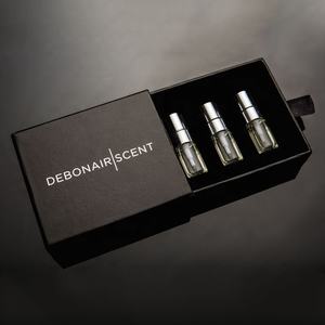 Emballage de glissière rigide de parfum en papier bouteille vide de testeur de parfum coffret cadeau rigide cosmétique dans une boîte de revêtement d'éponge en relief - Product Image 2