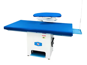 Planche à <span class=keywords><strong>repasser</strong></span> sous vide tout-en-un en acier inoxydable pour linge d'hôtel, uniformes et vêtements en vrac – Vapeur + Aspiration + Pressage - Product Image 3