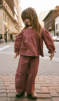 Ensemble deux pièces pour filles, ensemble d'été pour filles, costume long en coton et lin, ensemble de vêtements pour bébé, ensembles de vêtements pour filles de 0 à 8 ans