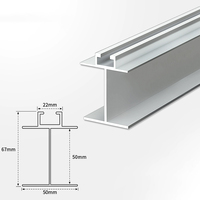 Viga Suspendida de Aluminio para Techo de Sala Limpia Grado 100, Material de Aluminio Adecuado para Instalación en Techos de Almacenes/Oficinas