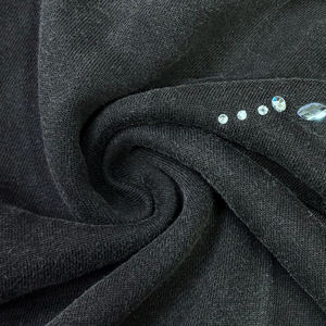 Pantalones informales de cintura elástica con tachuelas de diamantes de Color sólido para hombres y mujeres Diseño de moda y de moda con bolsillos Peso pesado - Product Image 6