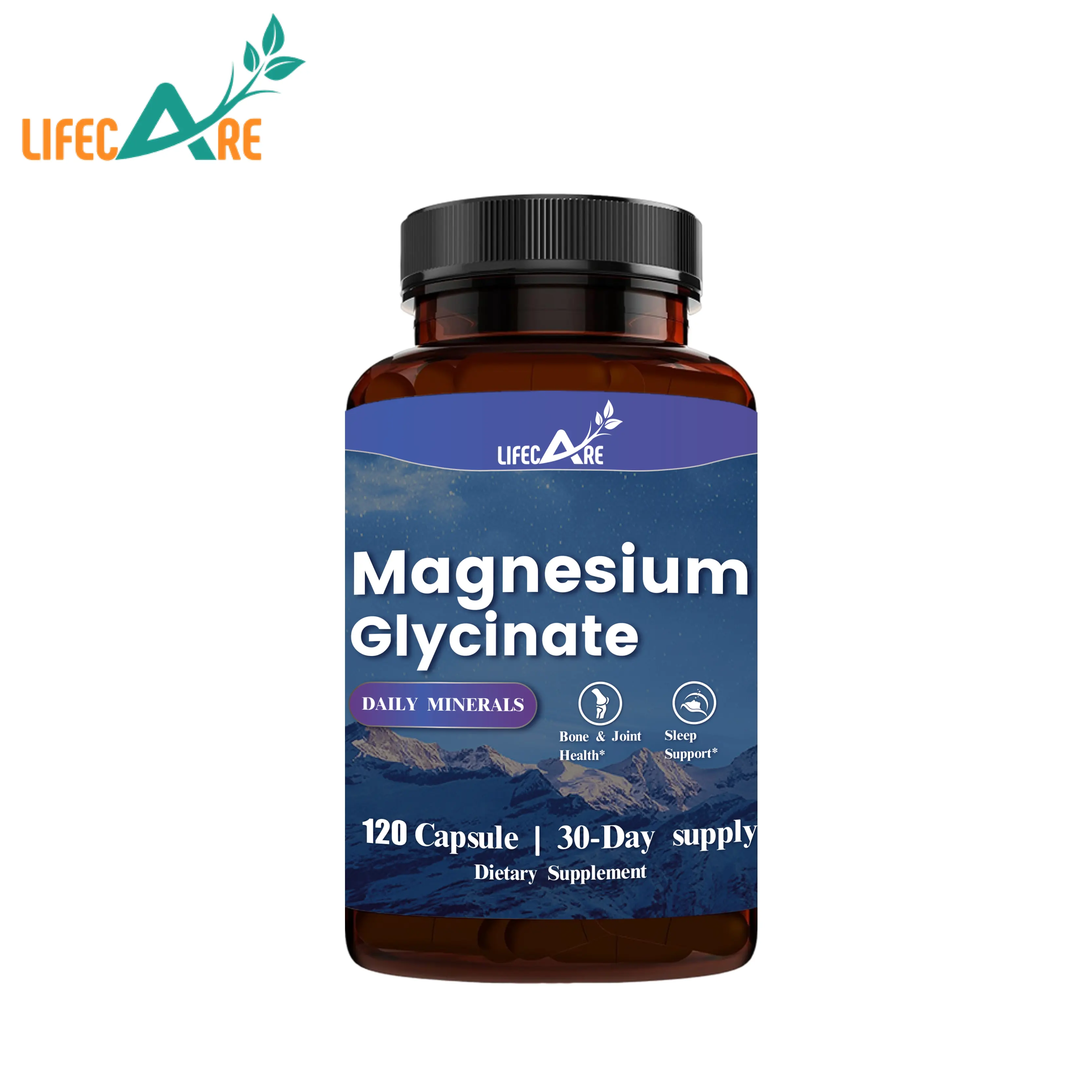 Nhà máy cung cấp magiê Glycinate viên nang cấp thực phẩm magiê Glycinate