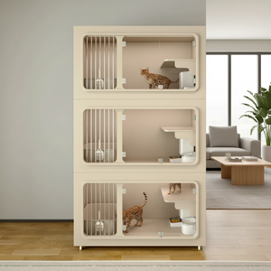 Enclos professionnel pour chat Villa Maison pour chat d'extérieur <span class=keywords><strong>avec</strong></span> arbre pour hôtel pour <span class=keywords><strong>animaux</strong></span> de compagnie Utilisation en animalerie Cages pour <span class=keywords><strong>animaux</strong></span> de compagnie multifonctions Maisons - Product Image 3