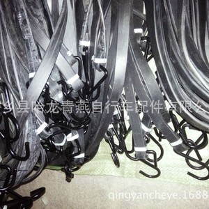 Luggage Straps Rubber Ropes Black Soft Rubber With Metal <b>Hooks</b> For <b>Car</b> And Equipment Use - Product Image 4