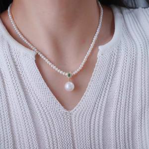 Pendentif en argent S925, accessoire de bricolage avec support vide pour pierre précieuse, collier en jade, rond de 10 à 13 mm pour votre collier de perles - Product Image 3