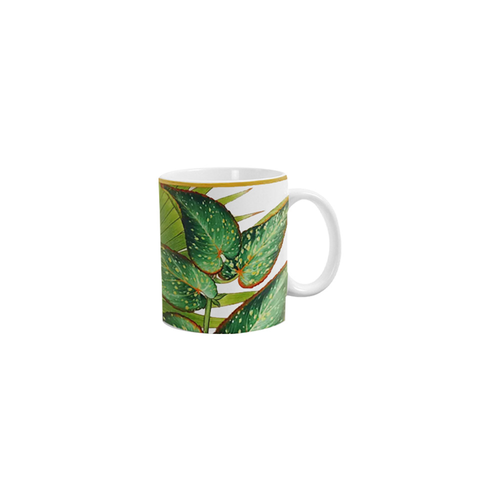 Tasse en or vert