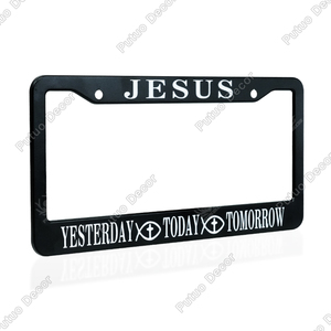 Marco de <span class=keywords><strong>Matrícula</strong></span> Metálico Personalizado al por Mayor de Alta Calidad para Motocicleta y Automóvil, Tamaño Estadounidense - Product Image 2