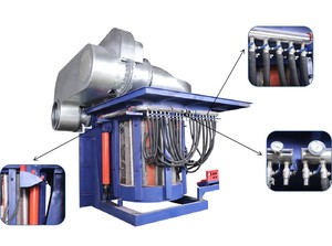Four de fusion à induction industriel 100-2000 kg pour métaux, 750 V, PLC, économie d'énergie, marque RXS, fabriqué en Chine - Product Image 2