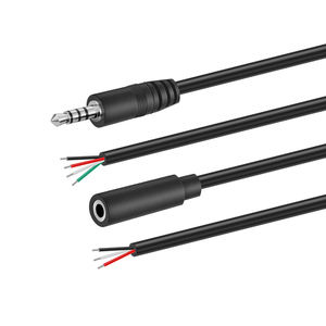 Maßgefertigte AUX-Kopfhörer Infrarot 3,5mm TRS 3-4-Polig Stecker Buchse zu Offenem Ende Mono-Audio-Verlängerungskabel - Product Image 2
