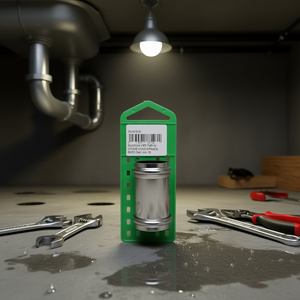 Conector de Tubería de Latón de 32 mm de Diámetro con 2 Anillos de Sellado para Sistemas de Drenaje - Product Image 2