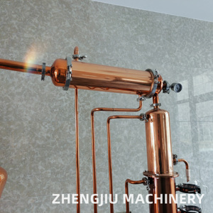เครื่องกลั่นน้ำมันหอมระเหย ZJ 100L 200L 300L สำหรับการสกัดไฮโดรลาต น้ำมันดอกกุหลาบ อุปกรณ์กลั่นพืชออร์แกนิก - Product Image 4