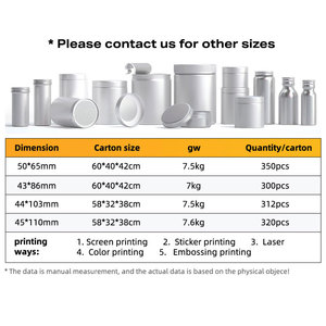 Precio al por mayor 60ml 80ml 100mL 110ml Lata de embalaje de metal para especias en polvo Contenedor de aluminio para <span class=keywords><strong>pimienta</strong></span> - Product Image 4