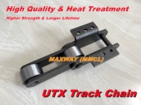 Chaîne de chenilles MAXWAY MMCL UTX (Ultratrex) pour excavatrice amphibie (Swamp Buggy) – Taille personnalisée en alliage de titane
