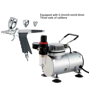 Compresor de Aire Portátil con Motor Inverter Sin Escobillas de 220V, Bomba de Aire Silenciosa Sin Aceite, Tanque de Compresión de Aire para Pintura en Aerosol - Product Image 4