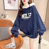 Nouvelle mode lettre pull à capuche sweats femmes sweats à capuche surdimensionnés