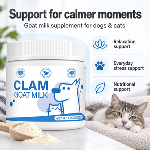 Latte di Capra in Polvere per Gatti e Cani, Calmante per Animali Domestici, Allevia Ansia e Iperattività, Supporta la Salute delle Ossa - Product Image 2
