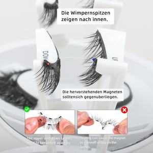 Cils magnétiques quantiques faciles à porter, nouveaux, pour filles, vente en gros, faux cils doux avec applicateur sans colle - Product Image 3