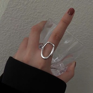 S925 Sterling Silver Index Finger <b>Ring</b> Geometric <b>Open</b> Design For Women Everyday Wear - Product Image 5