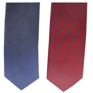 <span class=keywords><strong>Corbata</strong></span> de Negocios para <span class=keywords><strong>Hombre</strong></span>, Estilo Informal, Color Morado Multicolor, Poliéster, Uniforme, Talla Grande, con Rayas, para Viajes de Negocios - Product Image 6