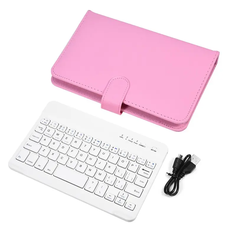 Universal Wireless flip cover case with keyboard tablets for Apple Ipad Air/Air2/Air4 Universal 7 inch /10 inch on stocks