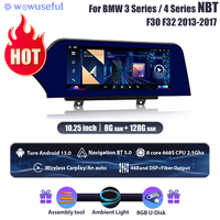 Reproductor Android 10,25 para coche de 13,0 pulgadas para BMW 3 4 Series sistema Nbt Evo de 2013-2018 años SISTEMA DE Radio estéreo Dsp navegación
