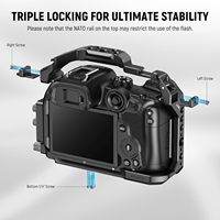Cage pour appareil photo NEEWER R7 pour Canon EOS R7, rig vidéo en aluminium avec pince pour câble, rail NATO, sabot froid