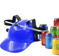 2023 novedoso ajustable cerveza Soda Can Holder Cap Party Hat Favor para bebedores festivo BEER HOLDER HELMET