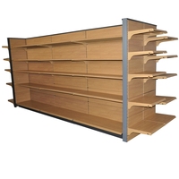 Présentoir de Super marché en bois, étagère Gondola pour magasin de pratiques, nouveauté