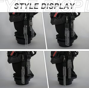 Porte-clés en acrylique 3D à illusion optique, vierge, rechargeable, avec logo laser tissé et LED, pour sublimation, vente en gros - Product Image 2