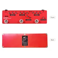 6 1 Pédale d'effet multi-guitare Force True Bypass Distortion Overdrive Booster avec retard Chorus High Gain Distortion Full Effects