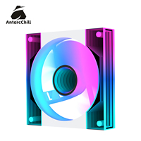 Kipas Pendingin AntarcChill Factory Direct 120mm, Cermin Tak Terbatas di Sisi Tengah, Aliran Udara Tinggi, Kipas Casing PC Senyap