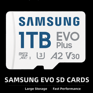 Tarjeta de Memoria Original <span class=keywords><strong>Samsung</strong></span> <span class=keywords><strong>Evo</strong></span> <span class=keywords><strong>Plus</strong></span> Clase 10 U1 U3 100% Original 1TB 64GB <span class=keywords><strong>256GB</strong></span> <span class=keywords><strong>Micro</strong></span> Flash TF <span class=keywords><strong>SD</strong></span> para Cámara - Product Image 2