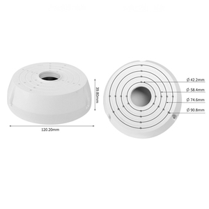 Bán Hot <span class=keywords><strong>CCTV</strong></span> Dome cơ sở máy ảnh Kết nối tấm Trần <span class=keywords><strong>Bracket</strong></span> và nhựa hộp nối cho <span class=keywords><strong>CCTV</strong></span> <span class=keywords><strong>Camera</strong></span> - Product Image 2