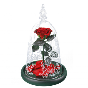 Rose éternelle <span class=keywords><strong>La</strong></span> <span class=keywords><strong>Belle</strong></span> <span class=keywords><strong>et</strong></span> <span class=keywords><strong>la</strong></span> Bête en dôme de verre, qualité supérieure, prix usine - Product Image 2