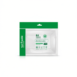 Contenedor Reutilizable para Alimentos 3U, Bandeja Desechable de Plástico 1017R, BANDEJA RECTANGULAR BLANCA 33X22.5CM, Rectangular para Cocina y Fiestas - Product Image 1