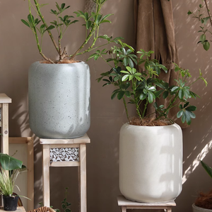 Simple Plancher Cylindrique <span class=keywords><strong>Millénaire</strong></span> Bois Paon Bois <span class=keywords><strong>Centre</strong></span> <span class=keywords><strong>Commercial</strong></span> Salon Décoration Magnésium Argile Pot De Fleur - Product Image 2