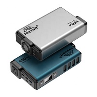 Station d'alimentation solaire MPPT 150W pour extérieur, sortie AC DC USB Type-C, batterie LiFePO4 portable, panneau pliable, onde sinusoïdale pure