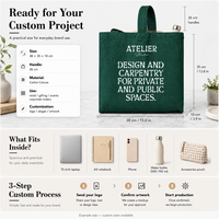 Sac fourre-tout en toile de taille moyenne marron avec logo personnalisé, sangle en sangle tissée, bouton-pression et imprimé floral pour les trajets quotidiens, fabrication OEM