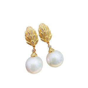 Accesorios de Plata S925 para DIY con Perlas, Cuentas de 7-9mm, Modelo 22013, Soporte Hueco para Pendientes de Perlas Múltiples, Joyería de Moda - Product Image 5