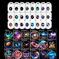 Projecteur USB étoiles et lune pour plafond de voiture et chambre, lampe projecteur flexible col de cygne Galaxie et Saturne