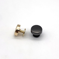 Rivets hexagonaux à Surface plate de haut niveau, accessoires en cuir, plusieurs couleurs, taille en métal, Logo personnalisé 10 Mm/ 12 Mm ou personnalisé