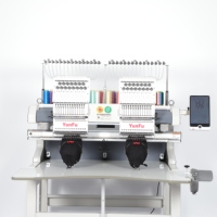 Nouvelle machine à broder informatisée Tajima à 2 têtes, 12-15 aiguilles, composants de base du moteur Dahao, utilisation domestique