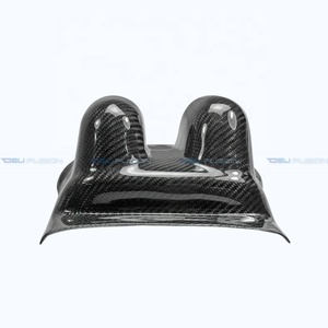 Soporte para Dos Indicadores de 52 mm, de Fibra de Carbono Real, para el Tablero de Mitsubishi Lancer Evolution X EVO 10 CZ4A, 2008-2016 - Product Image 4
