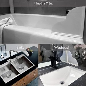 Kit <span class=keywords><strong>de</strong></span> Protectores Antisalpicaduras <span class=keywords><strong>para</strong></span> Ducha, Protectores <span class=keywords><strong>de</strong></span> Acrílico <span class=keywords><strong>para</strong></span> Bañera, Impermeables, Autoadhesivos, Protectores <span class=keywords><strong>de</strong></span> Esquinas <span class=keywords><strong>para</strong></span> Ducha - Product Image 3
