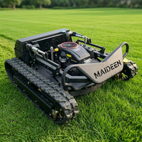Mesin Pemotong Rumput Robot Remote Control Kualitas Premium Tipe Crawler untuk Pertanian Kehutanan